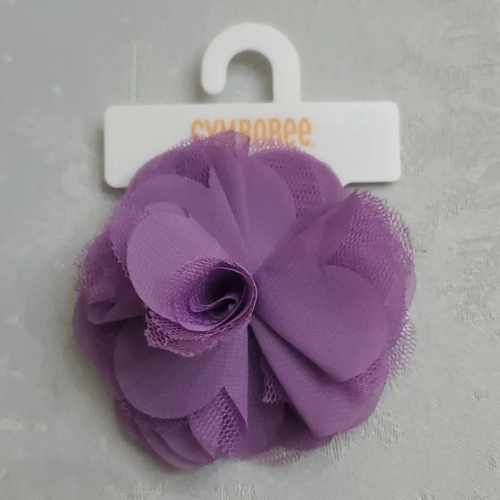 Gymboree Lot of (3) Multicolor Floral Ribbon Pony Tail Holder - Picture 5 of 6